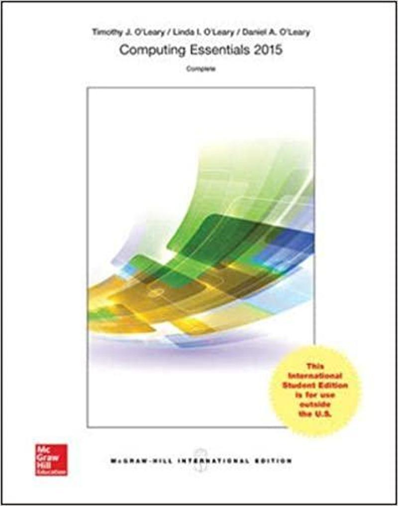 Computıng Essentıals 2015 25Th Ed. - Mcgraw-Hill Education (Asia)