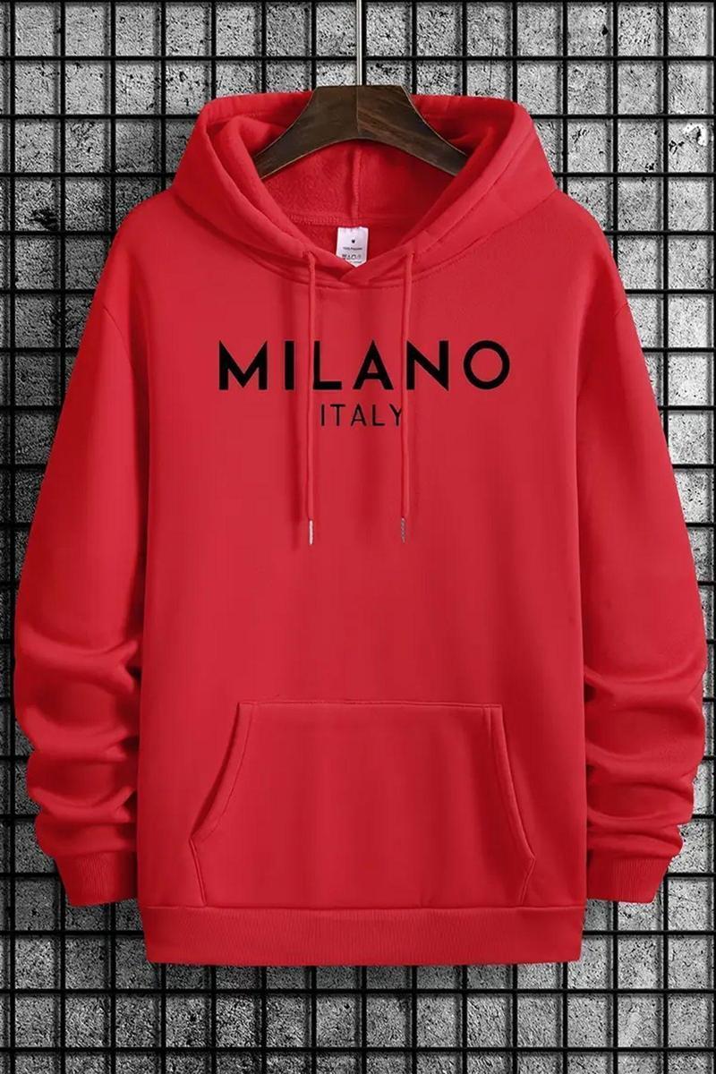 Milano Baskılı Oversize Sweatshirt