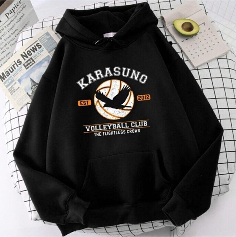 Karasuno Baskılı Sweatshirt