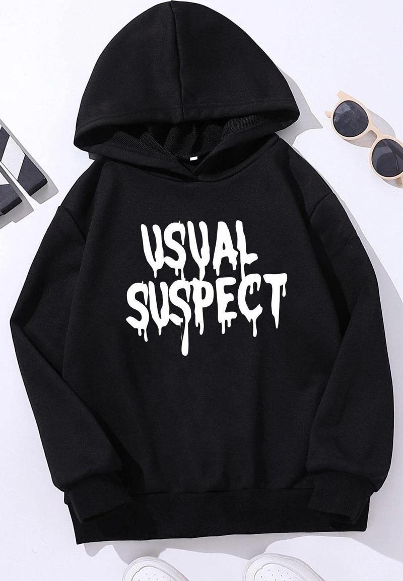 Çocuk Usual Suspect Baskılı Sweatshirt