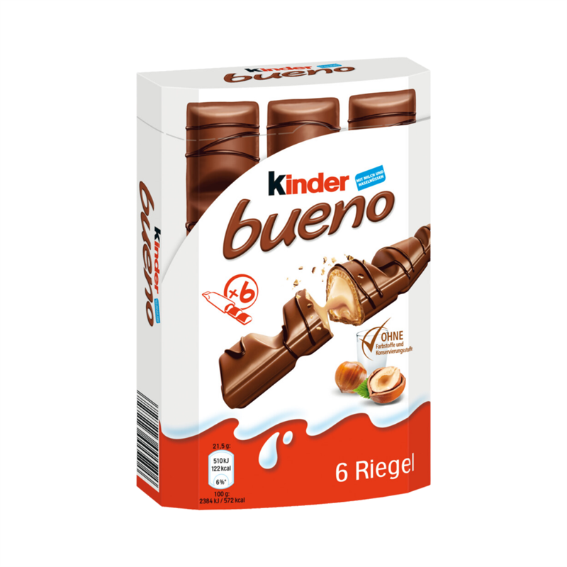Bueno 6 Riegel 129 gr