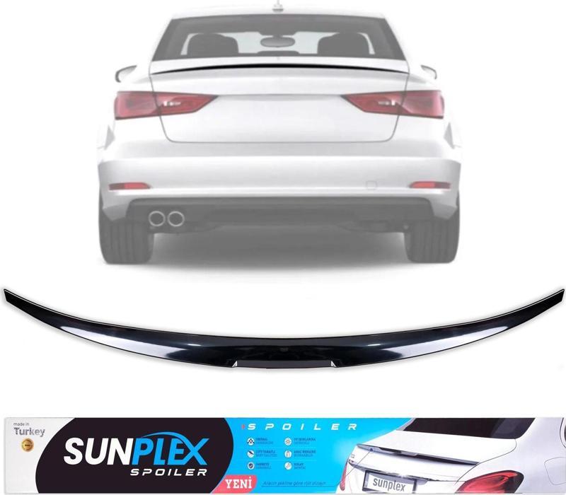 Piano Black Enjeksiyon Kalıp Bagaj Spoiler Mercedes C W205 2014-2020 ile uyumlu