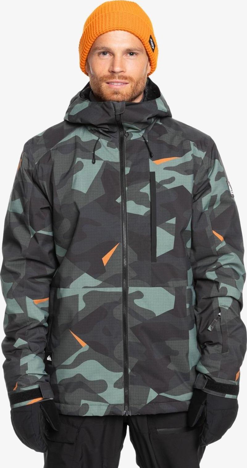 Mission Printed JK Snowboard Ceketi EQYTJ03479-GLW8 Puzzle Camo Sea Spray