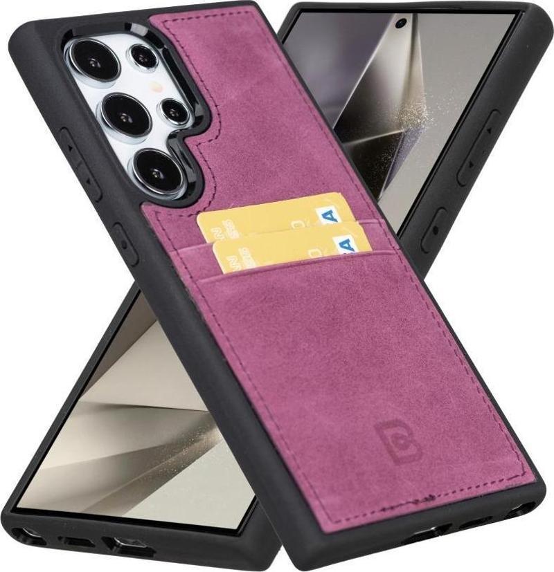 Samsung Galaxy S24 Ultra Uyumlu Deri Arka Kapak FXCP CZ7