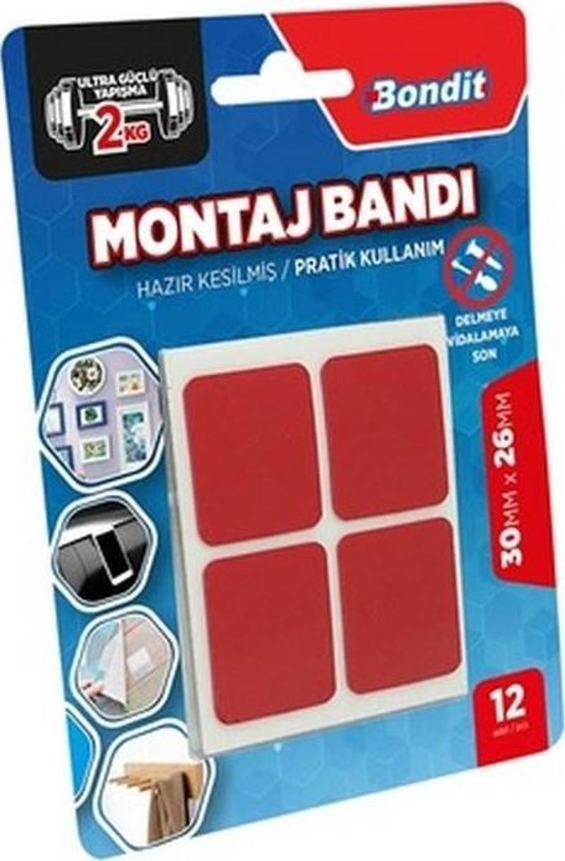 Bondıt Bnd01079502 Akrilik 1Mm Şeffaf Montaj Bandı