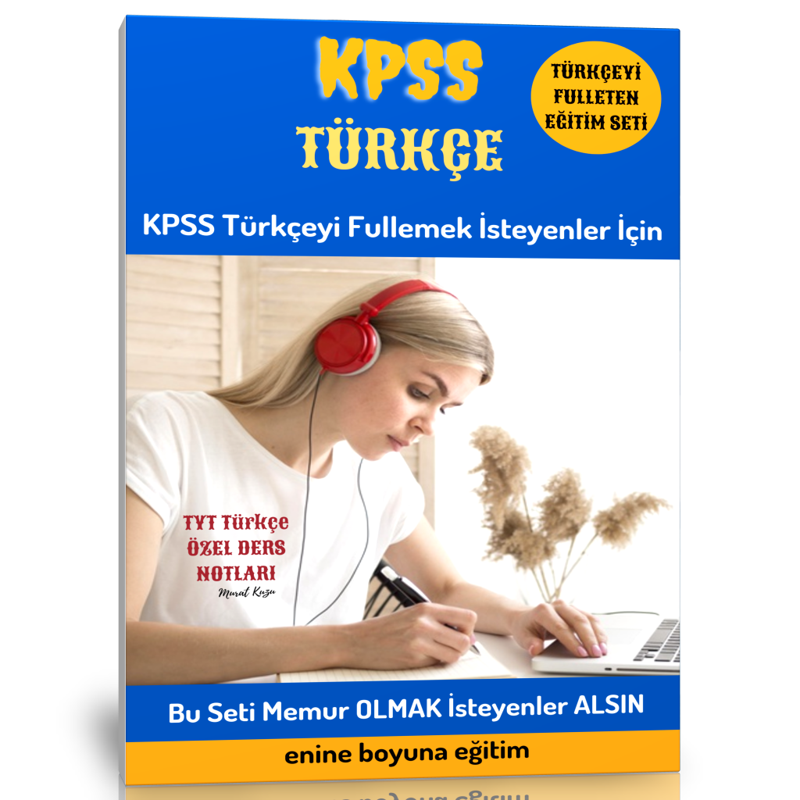 2024 Kpss Türkçe Hazırlık Kitap Seti (400 Sayfalık 4 Spiralli Özel Ders Kitabı) - Enine Boyuna Eğitim