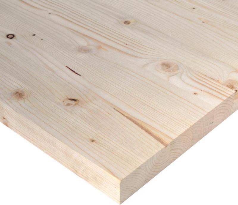 40x50 Cm (Kalınlık 18 Mm) (2 Adet) Ladin Masif Panel Plaka Tabaka