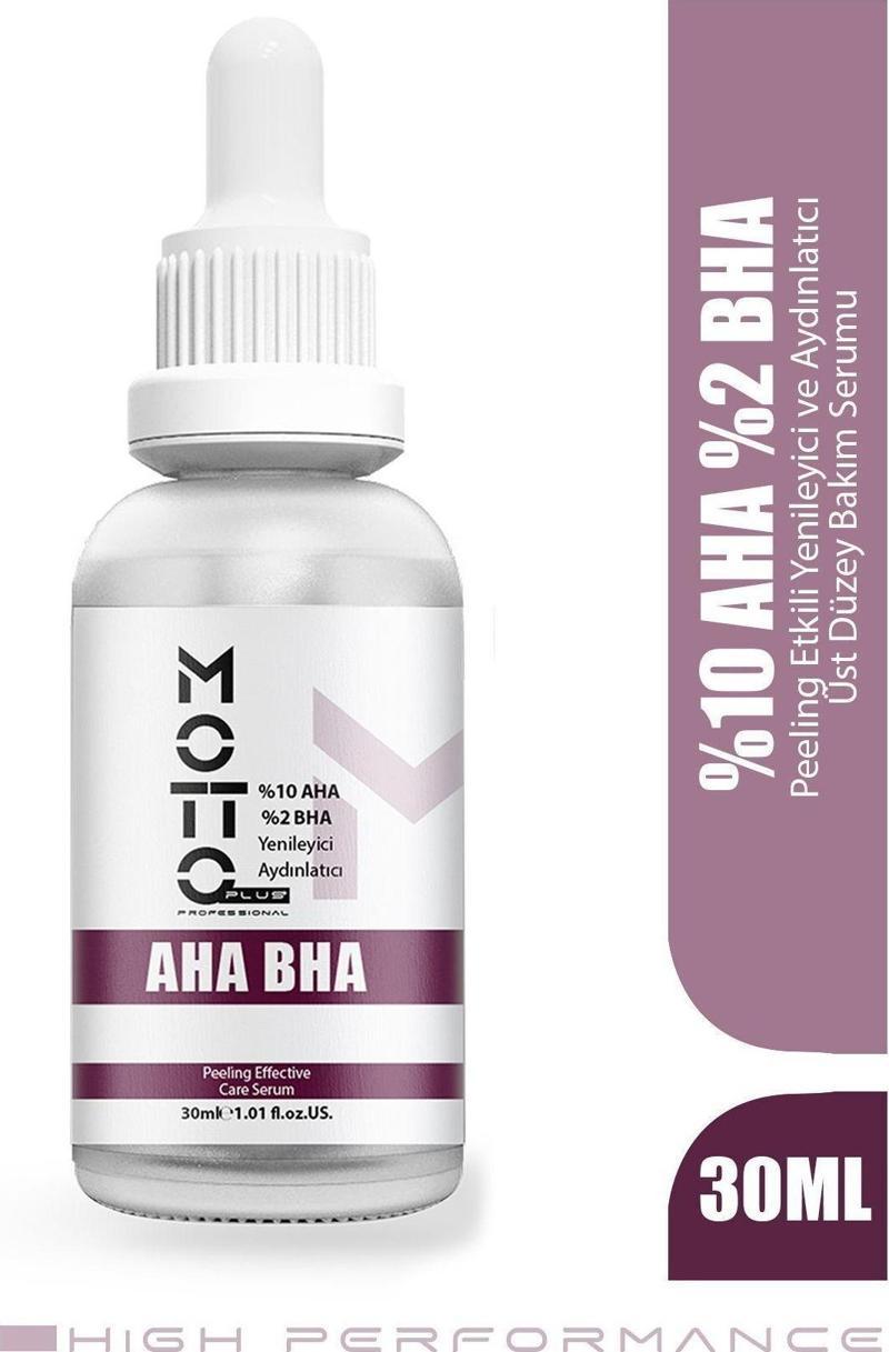 %10 Aha %2 Bha Yenileyici Ve Aydınlatıcı Üst Düzey Peeling Bakım Serumu 30Ml