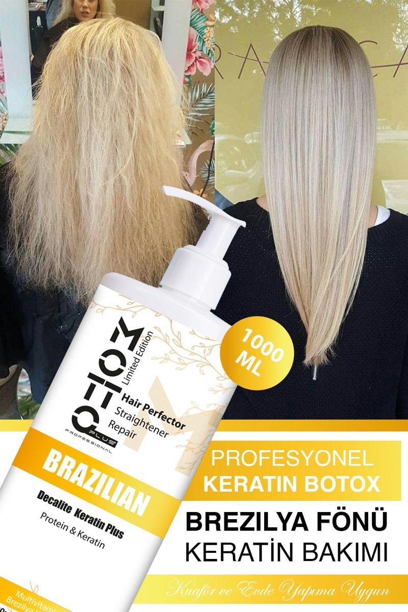 Brezilya Fönü Keratin Ve Saç Botox Bakımı 1000 Ml ( Kuaför Boy )
