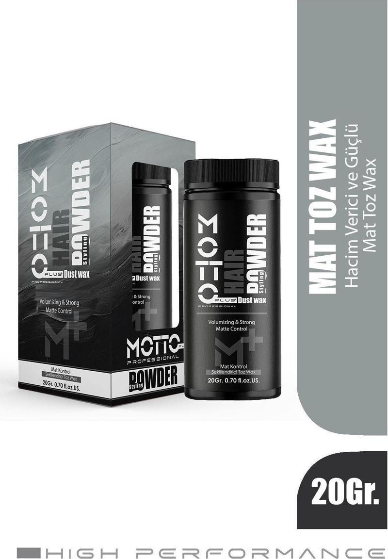Toz Şekillendirici Hacim Verici Pudra Mat Wax 20Gr.