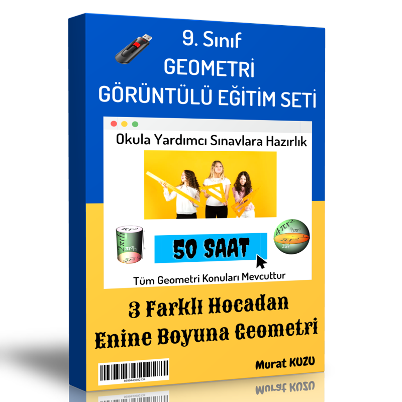 9. Sınıf Geometri Görüntülü Eğitim Seti (50 Saatlik Özel Anlatım) - Enine Boyuna Eğitim