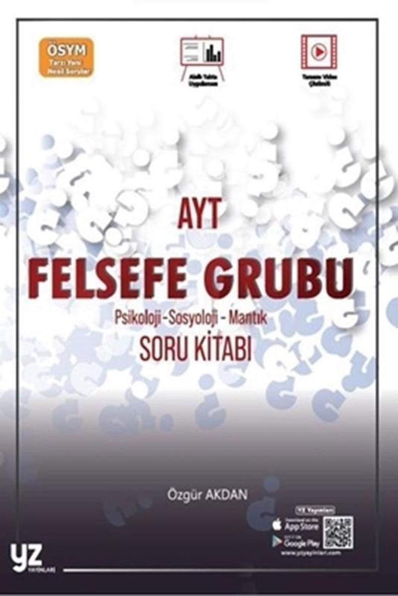 Yz Yks Ayt Felsefe Grubu Soru Kitabı *Yeni* - Yz Yayınları