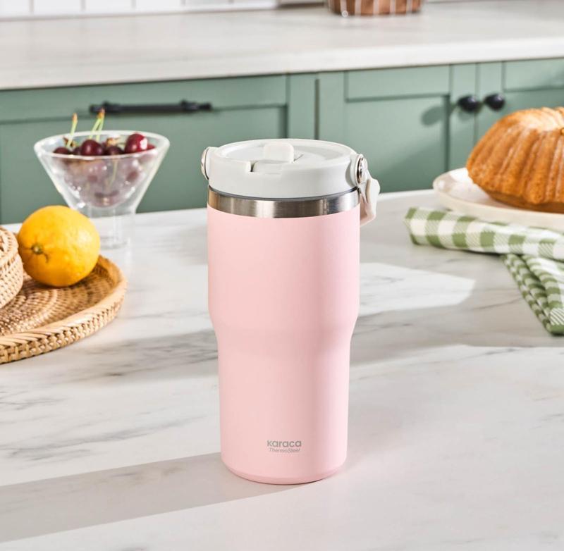 Star Ice Çelik Sızdırmaz Termos 550 Ml Pembe