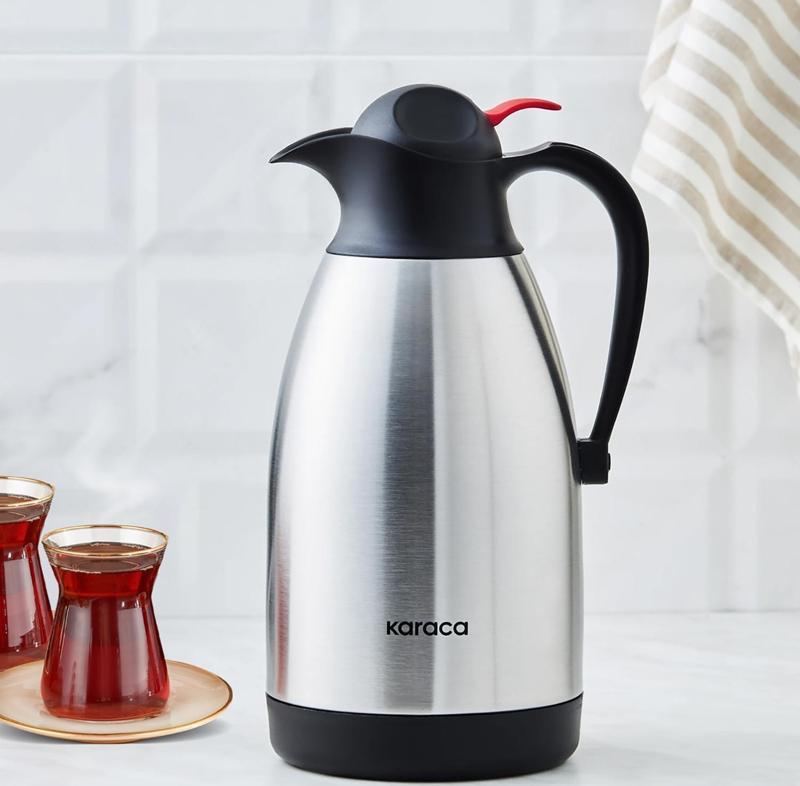 Gri Clark Inox Termos 2 L İçecek 2 L Çelik