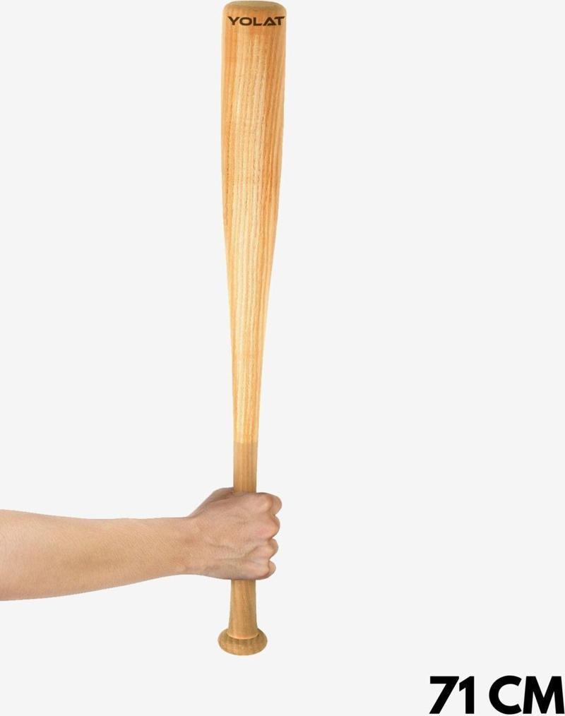 Beyzbol Sopası 71 Cm Dişbudak Ağacından Kırılmaz Bezbol Sopası