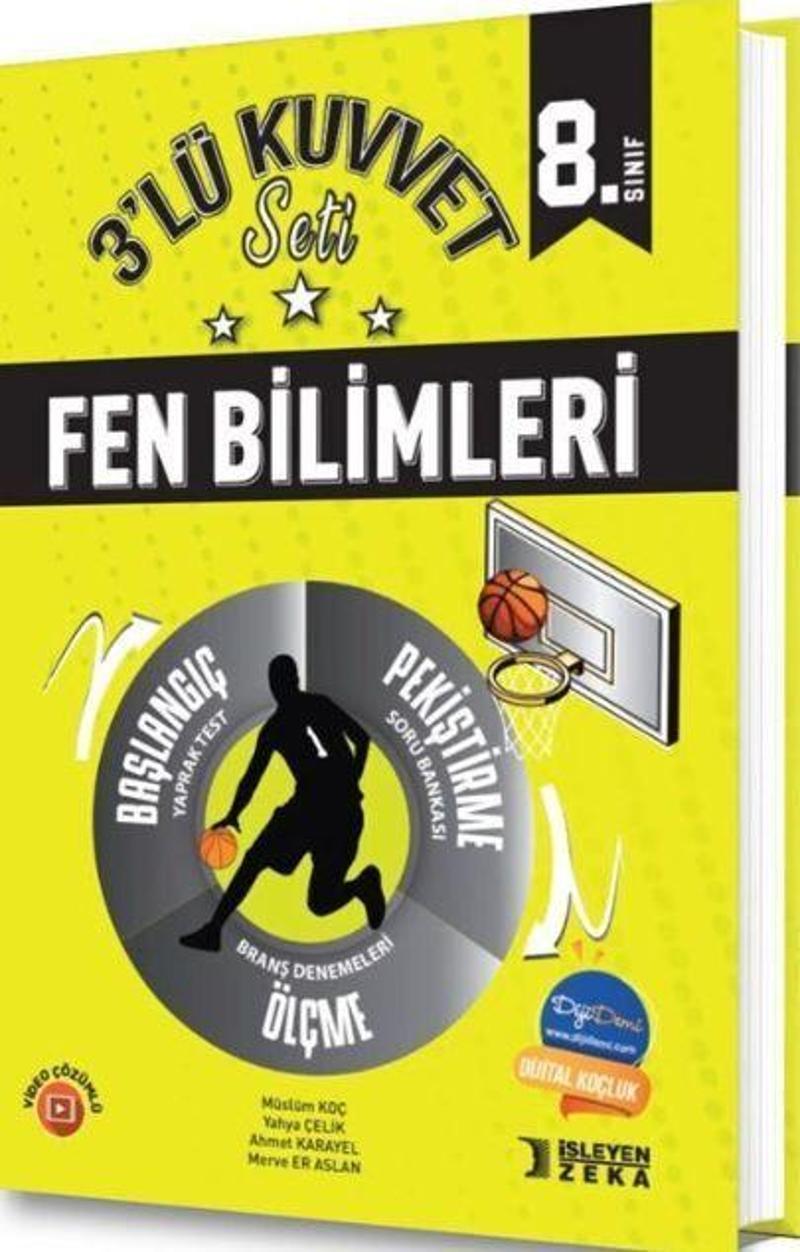 8. Sınıf Fen Bilimleri 3 lü Kuvvet Serisi Seti