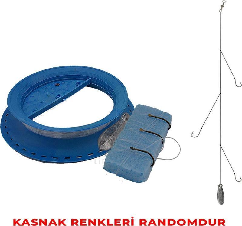 Kasnakta 3 İğneli Hazır Kurşunlu Dip Takım