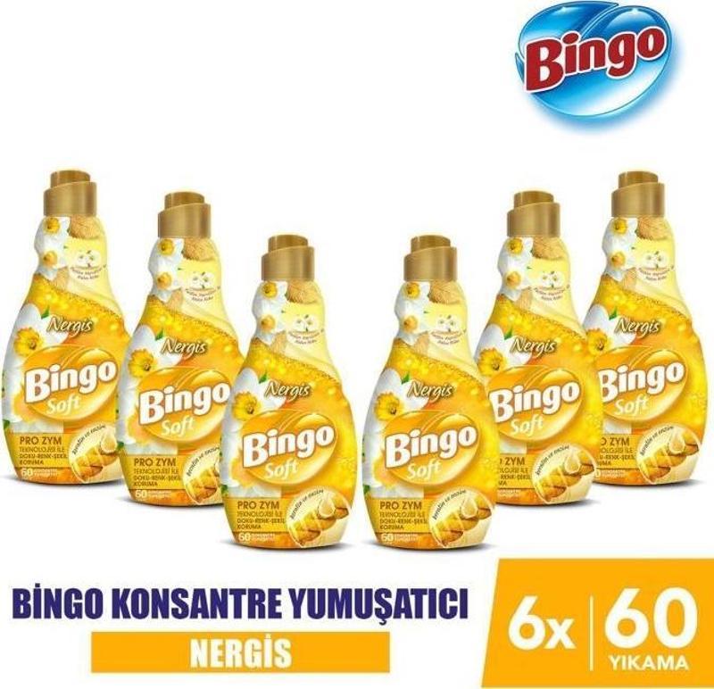 Soft Konsantre Çamaşır Yumuşatıcısı Nergis 1440 ml X 6 Adet