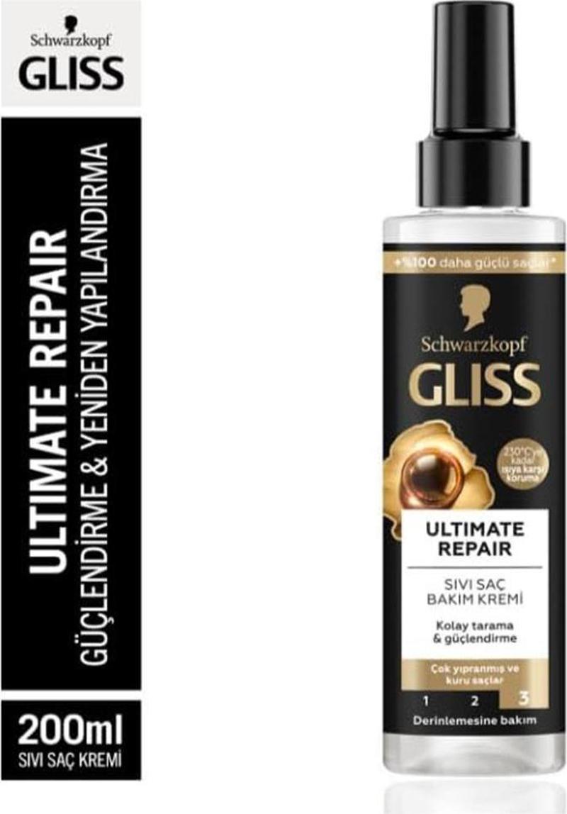 Ultimate Repair Güçlendirme & Yeniden Yapılandırma Sıvı Saç Bakım Kremi 200ML