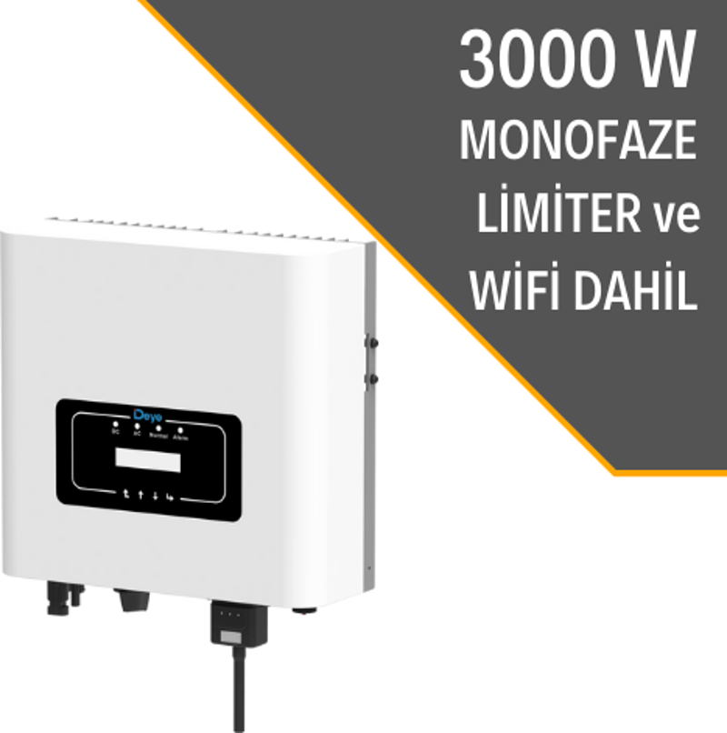 3KW ON-GRİD MONOFAZE İNVERTER