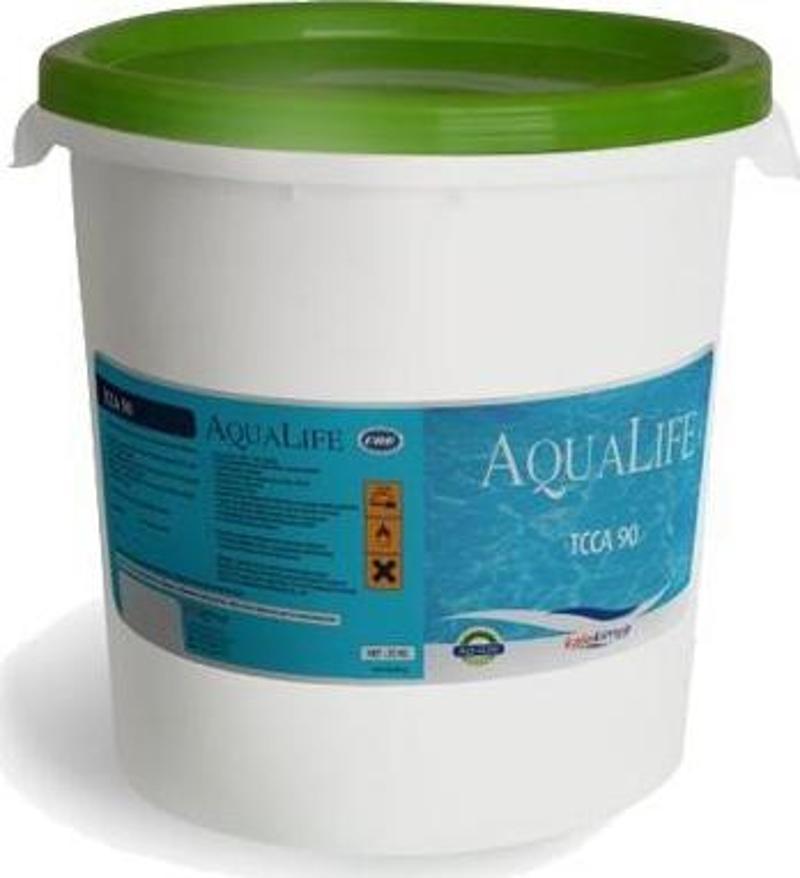 Aqualife Tcca %90 Stabil Aktif Granül Havuz Klor 25kg TdrTR