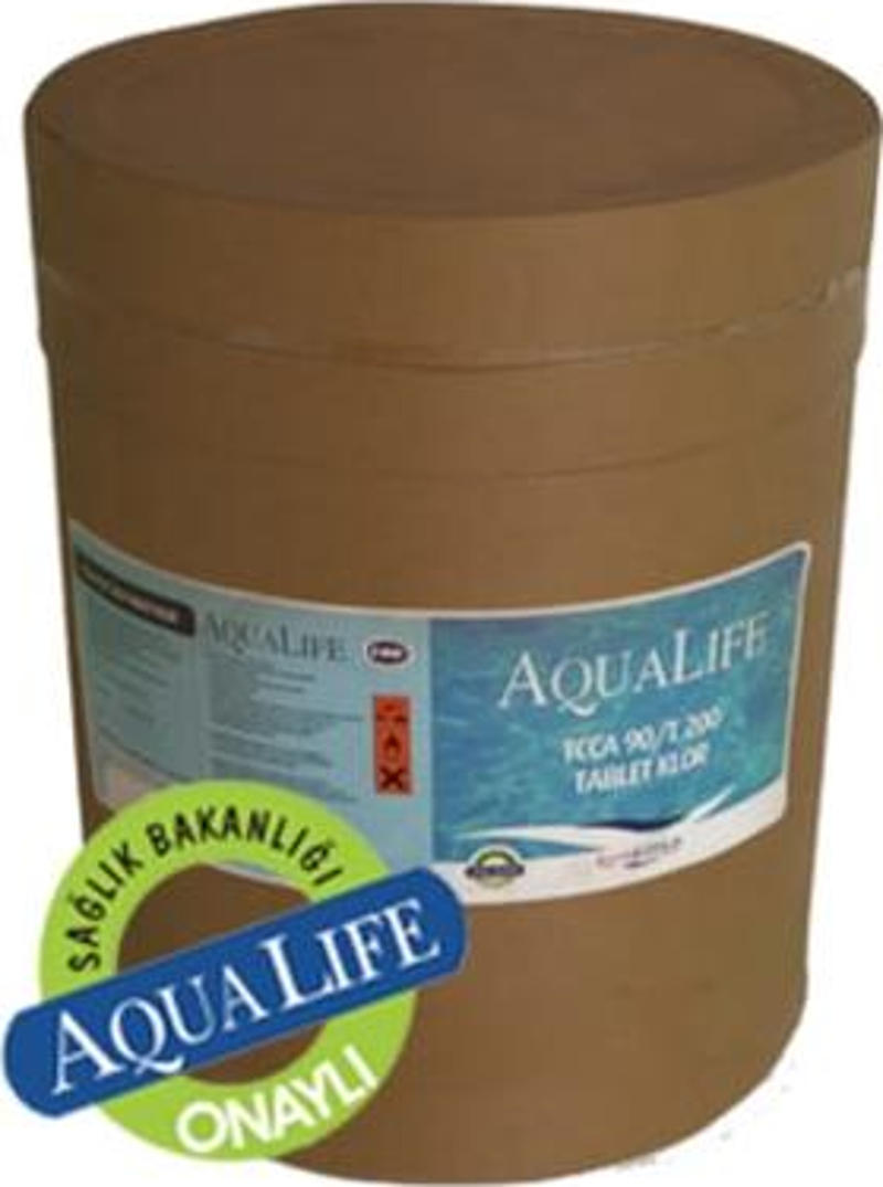 Aqualife Tcca %90 Stabil Aktif Granül Havuz Klor 50kg TdrTR