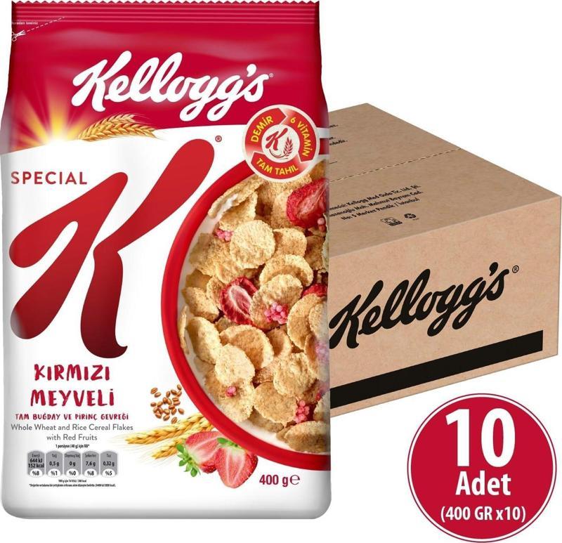 Special K Kırmızı Meyveli Kahvaltılık Tam Buğday Ve Pirinç Gevreği 400 Gr x 10 Adet