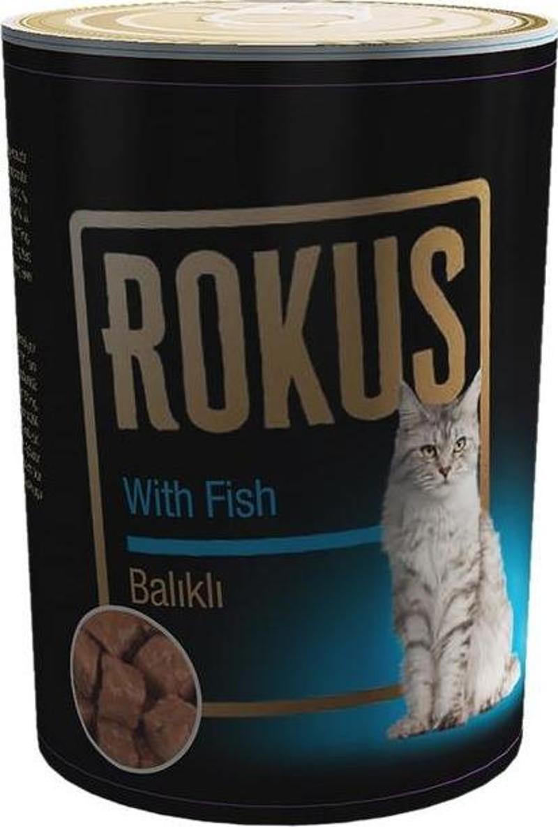 Rokus Balıklı Kedi Konservesi 410 Gr