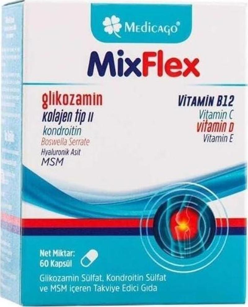 MixFlex Glukozamin 60 Kapsül 8680097650122