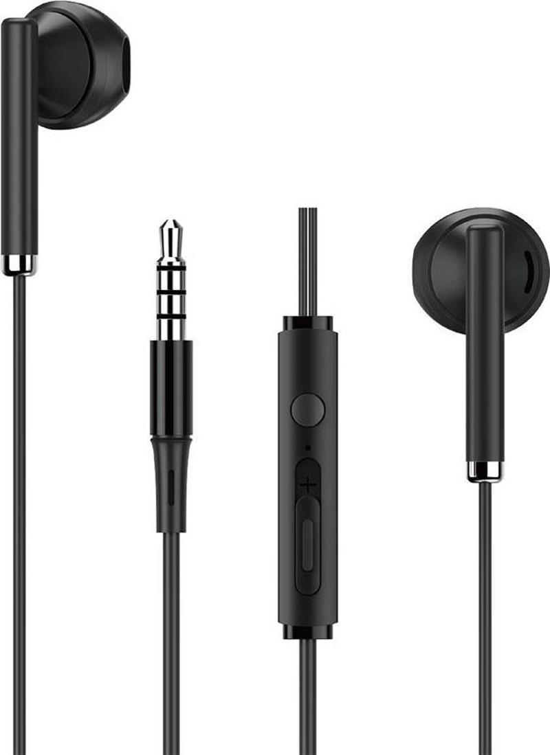 3.5mm Kulakiçi Kulaklık EB312 Hi-Fi Ses Kaliteli Siyah