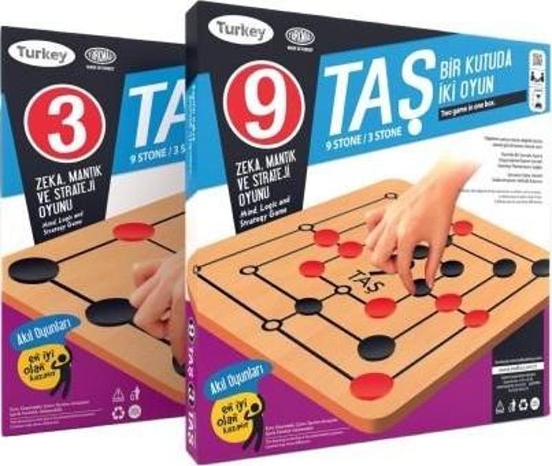 9 Taş 3 Taş Strateji Oyunu