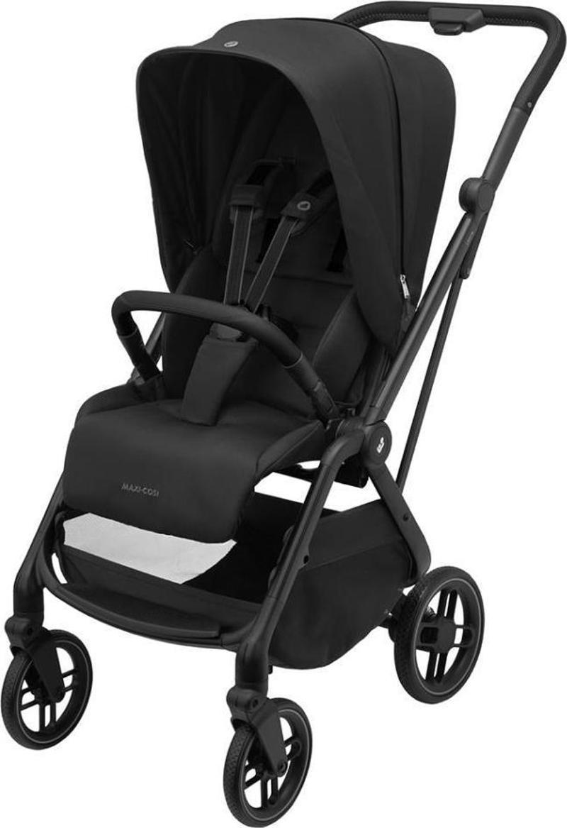 Leona2 Çift Yönlü Uzatılabilir Sırt Desteği Tam Yatabilir Bebek Arabası Twillic Black