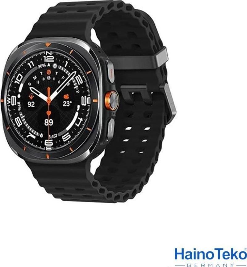 Watch Ultra Amoled Ekran WaterProof Akıllı Saat 3 Kordonlu Titanyum Grey 47mm