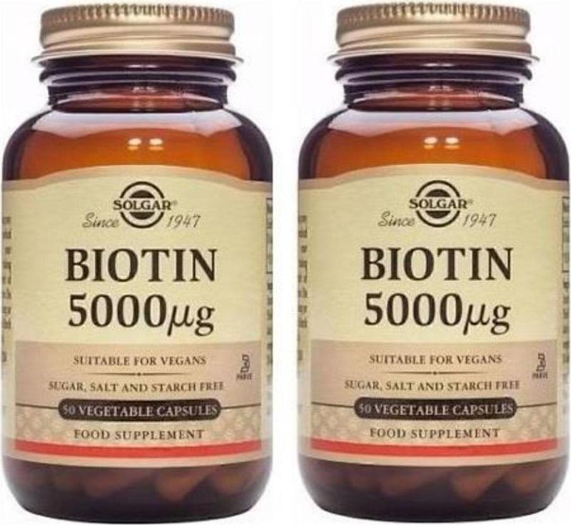 Biotin 5000 Mcg 50 Kapsül 2 Adet