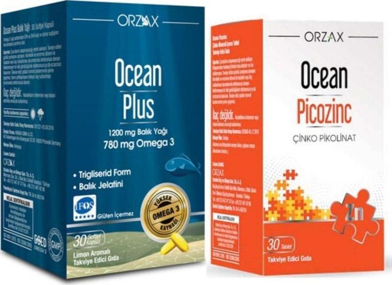 Plus Omega 3 1200 Mg 30 Kapsül + Picozinc Çinko Pikolinat 30 Kapsül