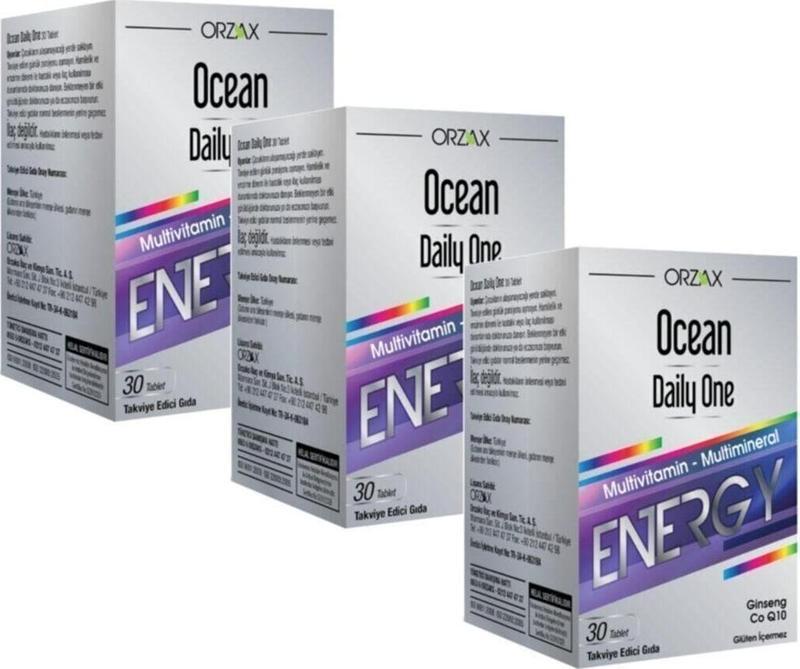 Ocean Daily One Energy 30 Tablet 3 Adet