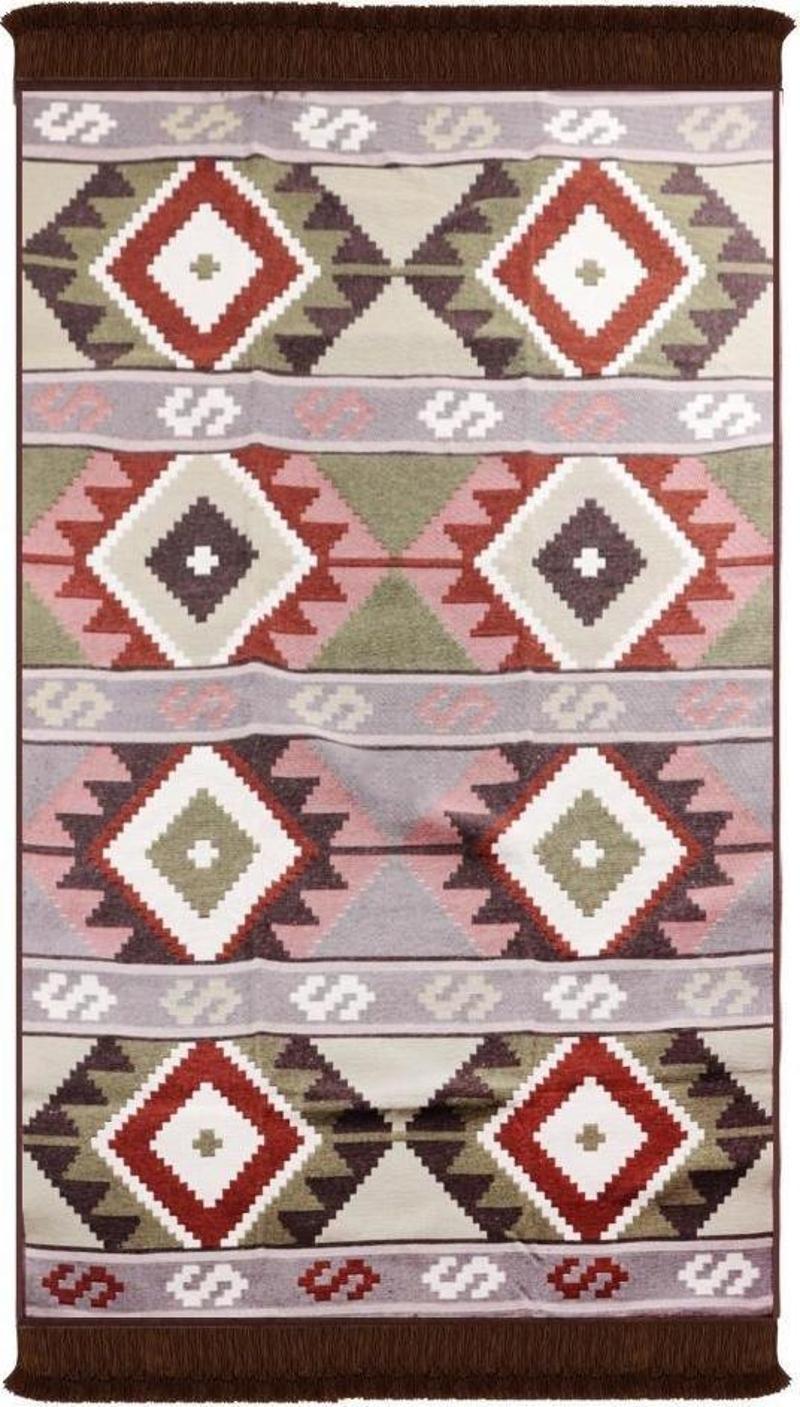 Çift Taraflı Kilim, Makinede Yıkanabilir, Modern Desenli, 120*180 cm, SA1583B