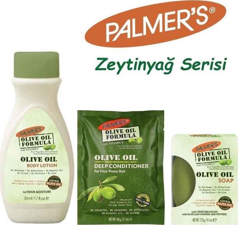 Olive Oil Formula Olive Oil Deep Conditioner+Soap+Body Lotion Zeytinyağ Serisi