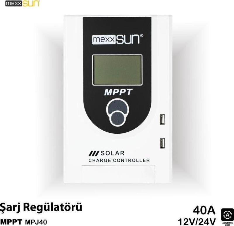 Mpj40 12/24v Mppt Şarj Kontrol Cihazı