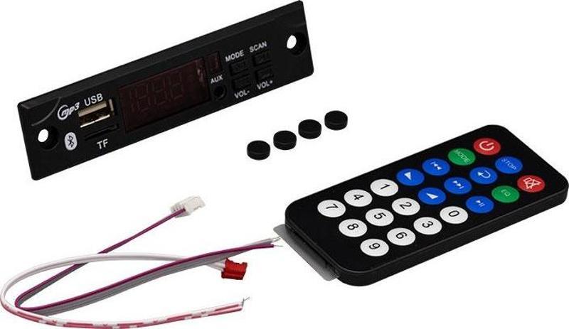 Usb Sd Kart Mp3 Mic Bluetooth-Kumandalı Oto Teyp Çevirici Board