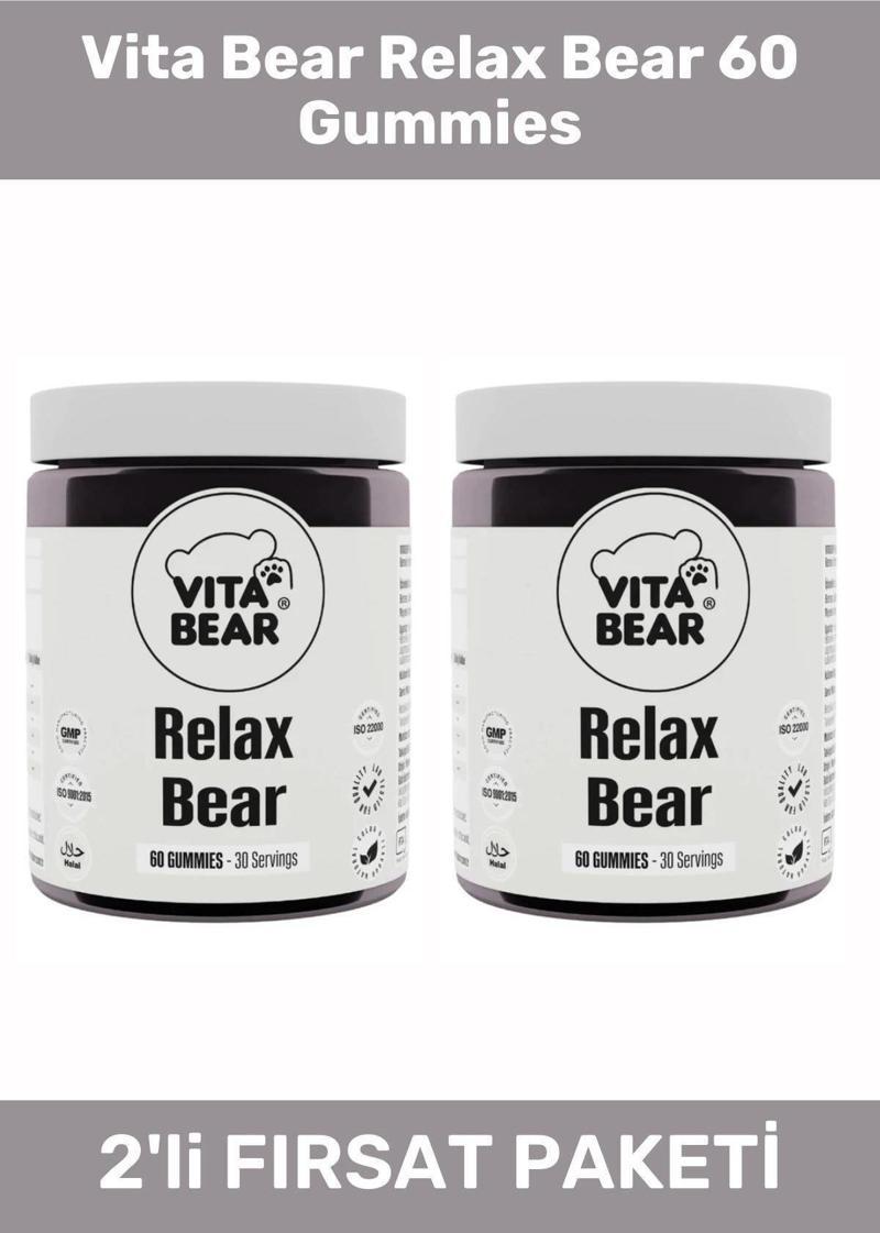 Relax Bear 60 Gummies - 2 Adet