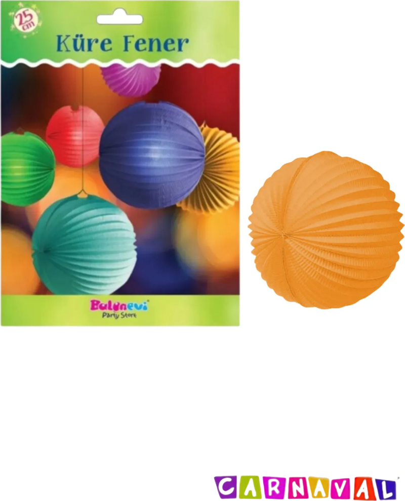  Carnaval BalonEvi Küre Fener 25 cm