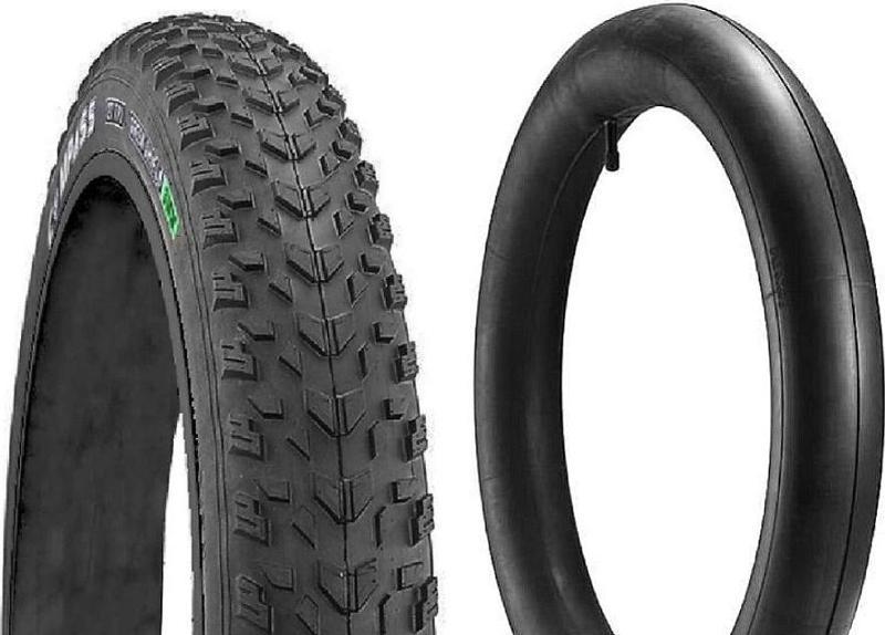 20x4.00 3mm Zırhlı 1 İç+1 Dış Fat Bike Lastik Seti