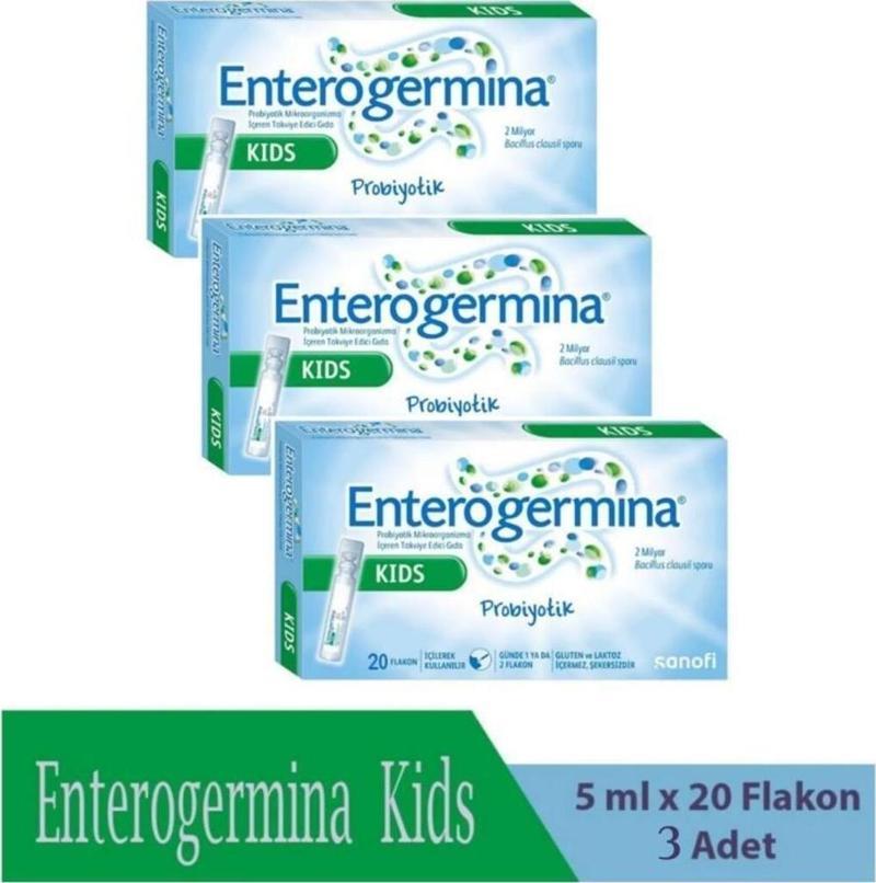 Kids Probiyotik Çocuk 5 Ml X 20 Flakon- 3 Adet