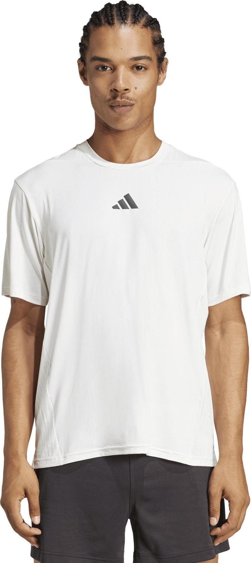 JE5746-E adidas D4T Int. Tee Erkek T-Shirt Beyaz