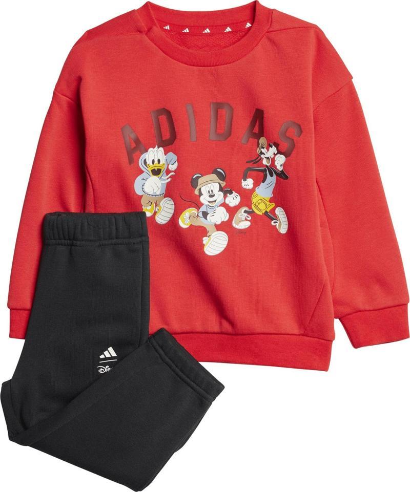 JN6098-B adidas X Disney Mickey Mouse Bebek Eşofman Takımı Kırmızı