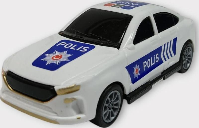 Çek Bırak TOGG Polis Arabası -Beyaz Sedan