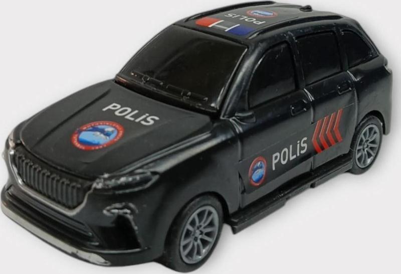 Çek Bırak TOGG Polis Arabası -Siyah Hatchback