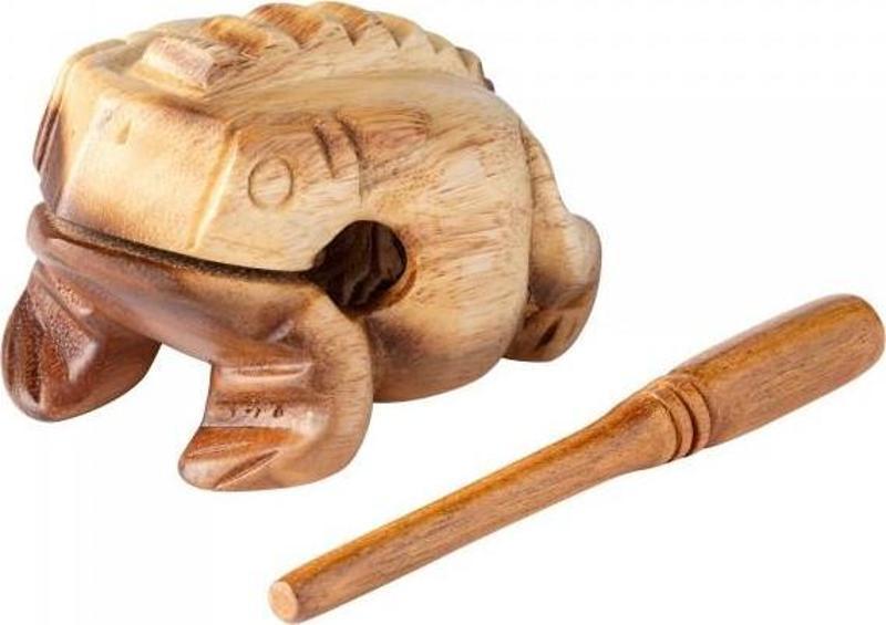 NINO515NT Wood Large Frog Güiro (Natural)