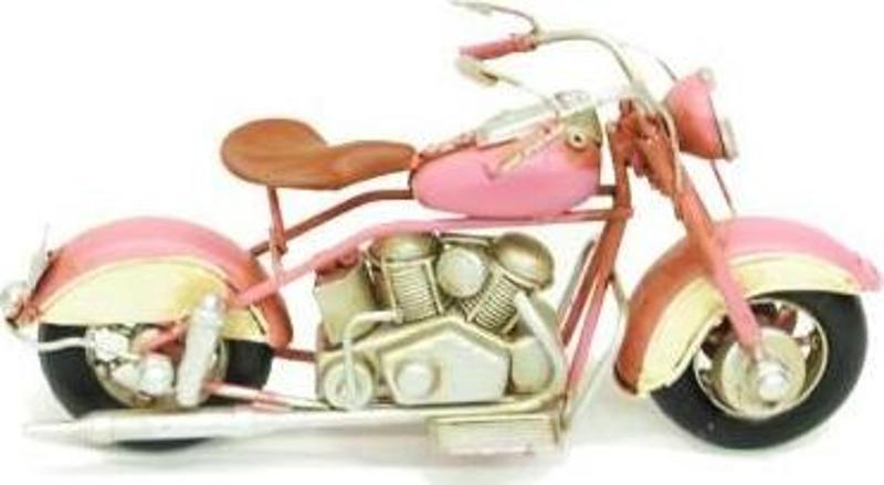 El Yapımı Pembe Motosiklet